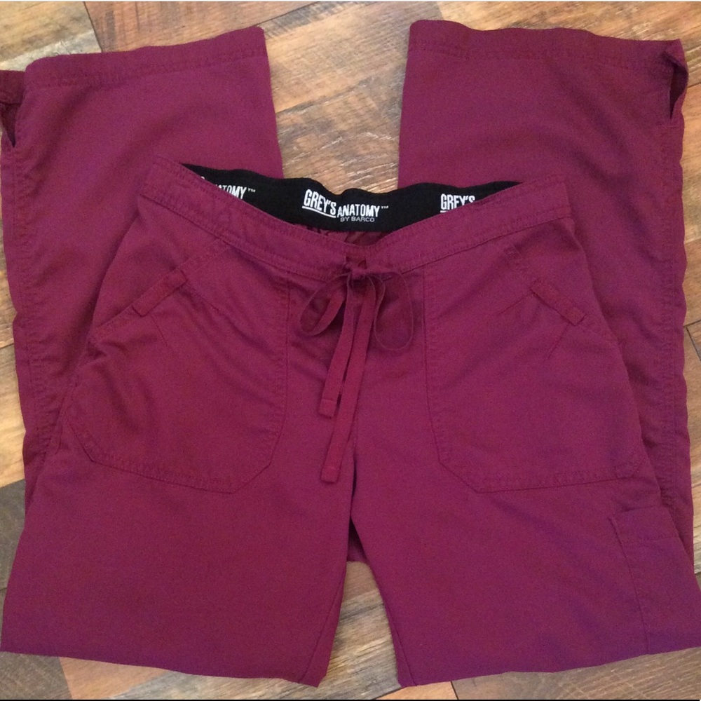 Grey’s Anatomy Burgundy scrub pants
